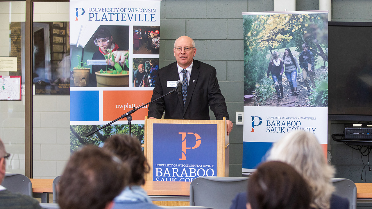 Pioneer Spotlight Paul Erickson leads communications at UWPlatteville